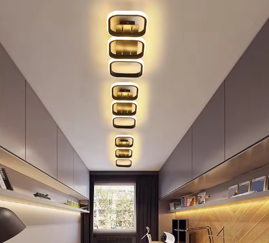 Triple Square Ceiling LED Lamp