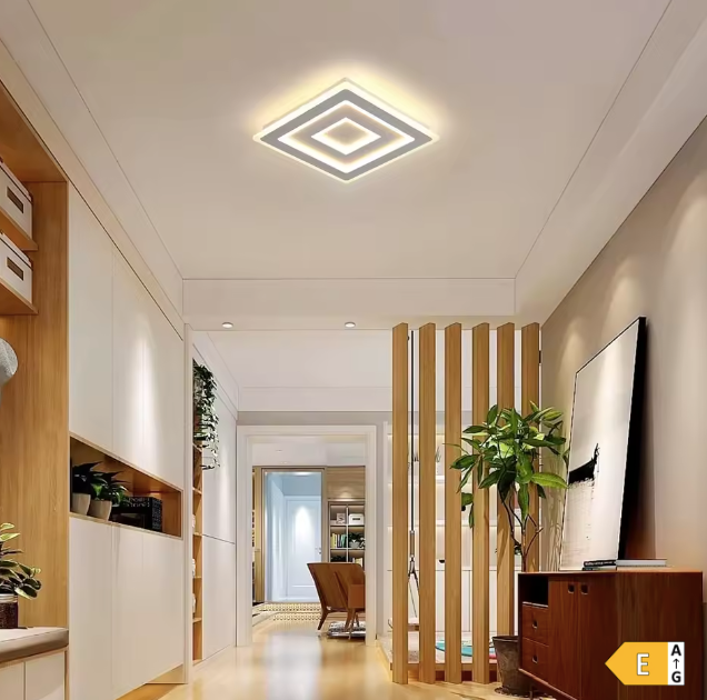 Modern Triple Square LED Ceiling Light