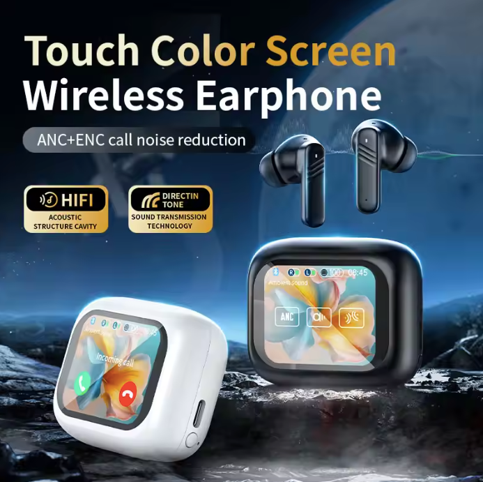 Wireless Earbuds With Touch Screen