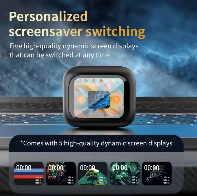 Wireless Earbuds With Touch Screen