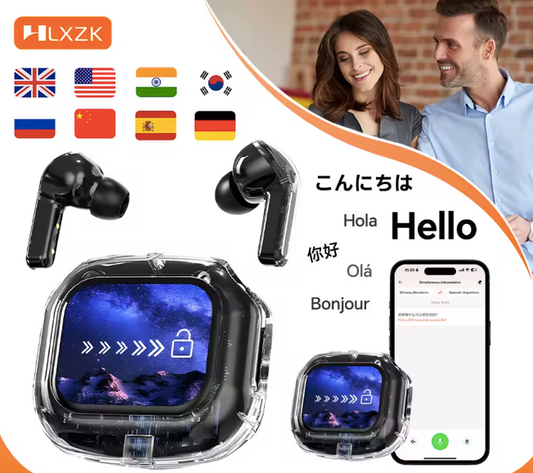 Translation Headphones with Multifunction Touch Screen