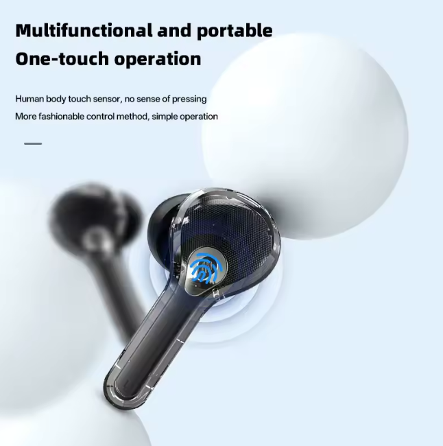 Translation Headphones with Multifunction Touch Screen