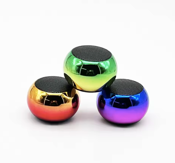 Bluetooth Speaker Portable Small Steel Gun Metal