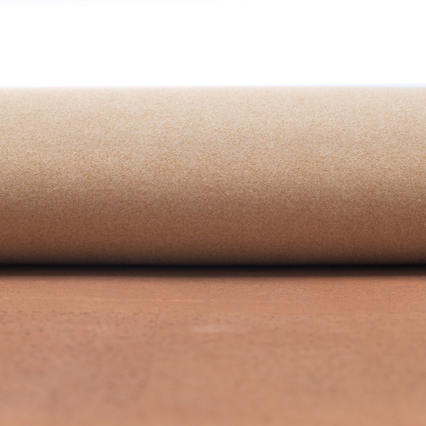 Burlywood brown cork textile sheet portuguese cork fabric COF-439-1