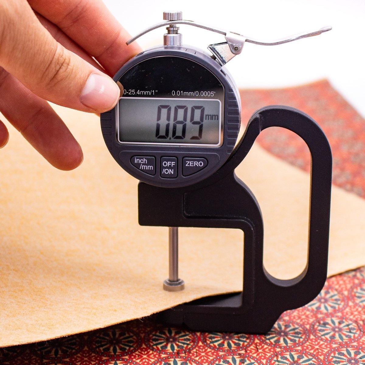 Red geometric cork material - wholesale COF-400-2