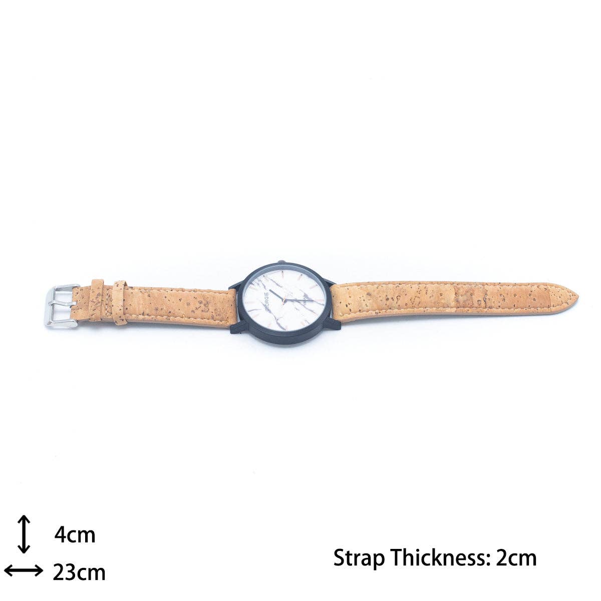 Cork watch face with Strap unisex Watch WA-304-BOX-3