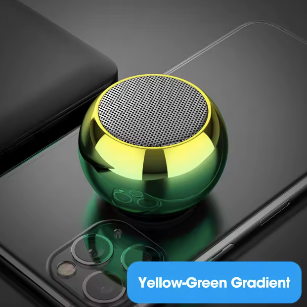 Bluetooth Speaker Portable Small Steel Gun Metal
