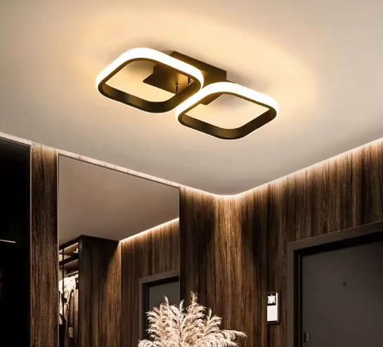 Double Square Ceiling LED Lamp