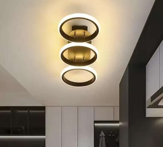 Triple Circle Ceiling LED Lamp
