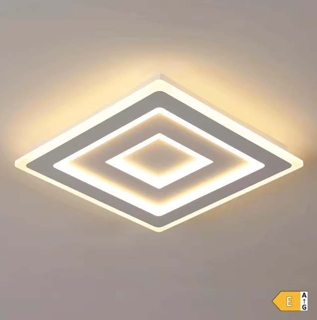 Modern Triple Square LED Ceiling Light