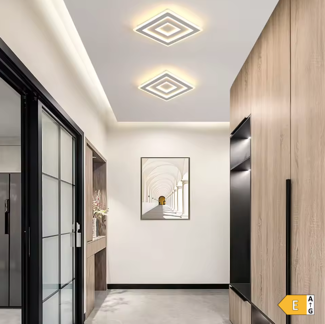 Modern Triple Square LED Ceiling Light
