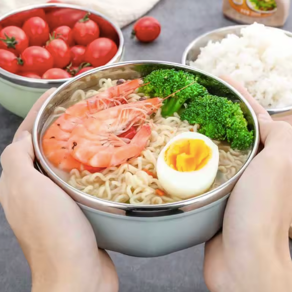 Nordic Stainless Steel Soup Bowl