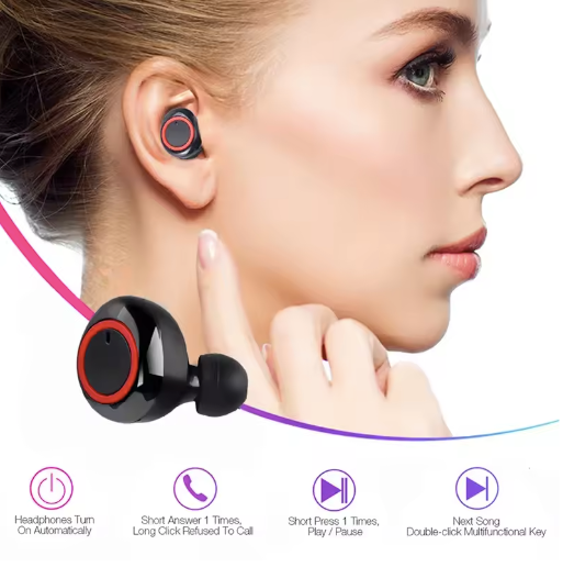 Earphones Wireless Headset IPX7