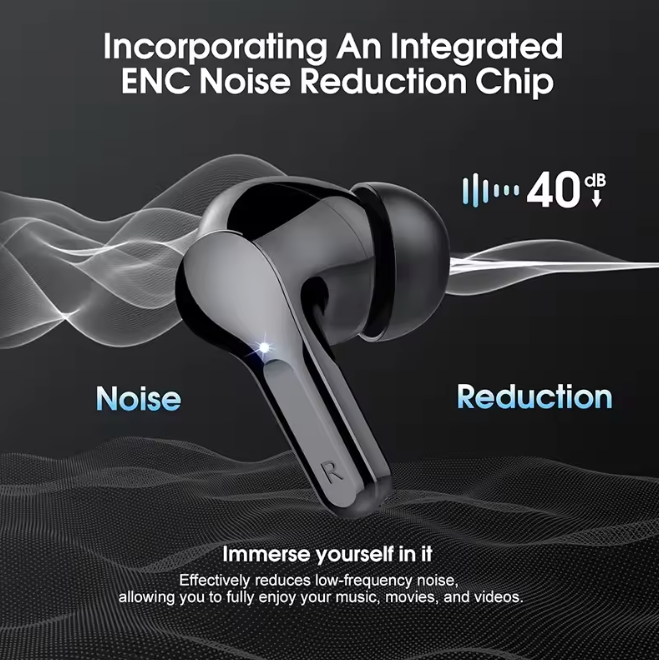 Wireless Earbuds Stereo with Noise Cancelling