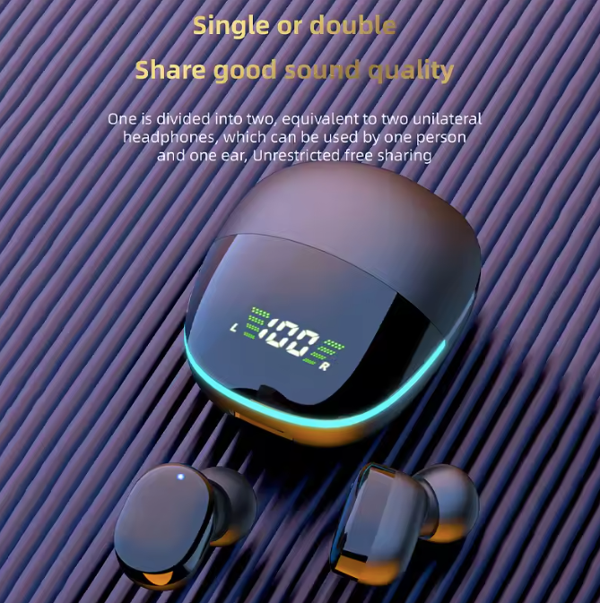 Wireless Bluetooth Headset LED Display Air Pro Earbuds