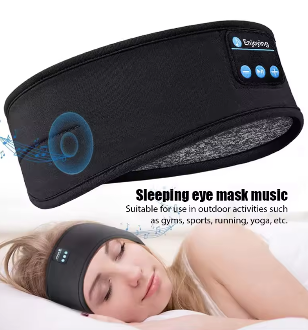 Sleeping Headband Elastic with Wireless Headphones