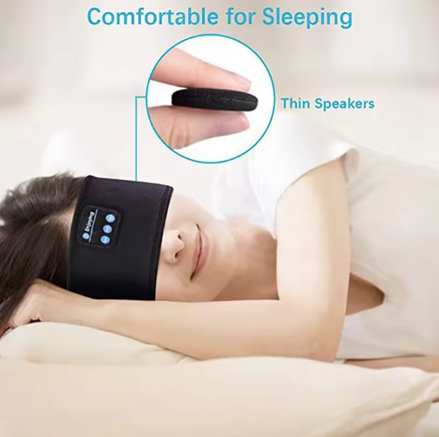 Sleeping Headband Elastic with Wireless Headphones