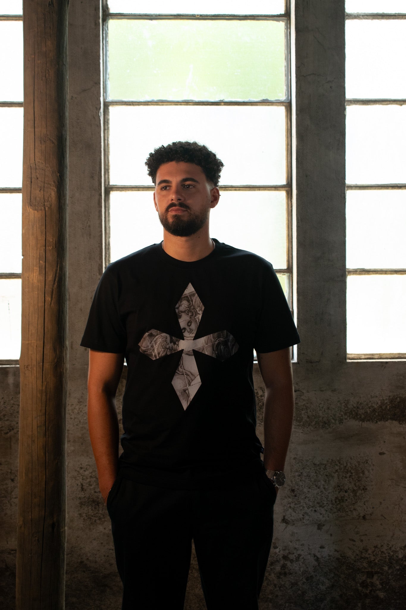 THE BIG B&W TILE [TSH2]-4