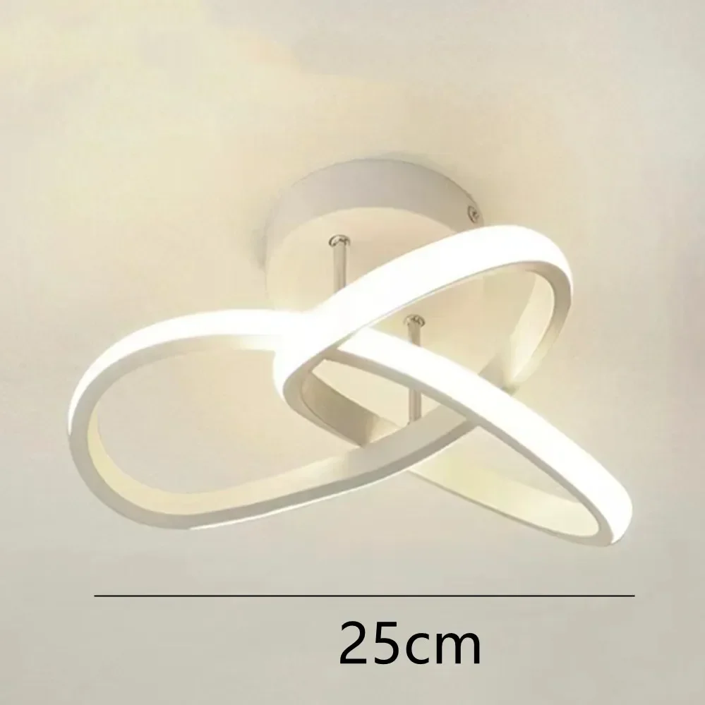 Crossed Melted Circled LED Ceiling Light